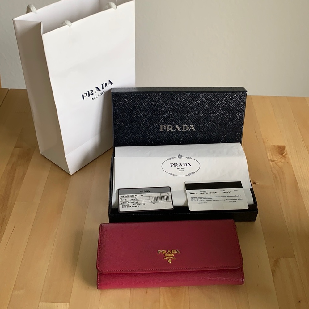 Prada Saffiano Wallet